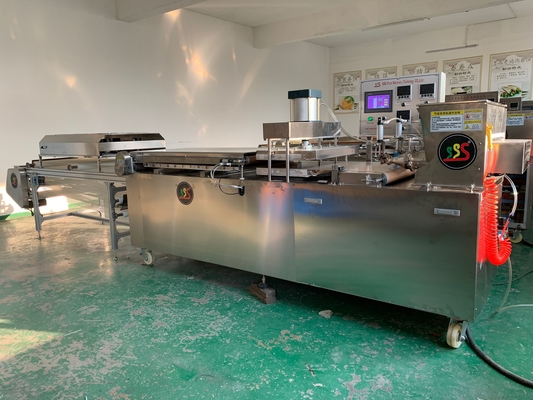220V / 380V Tortilla Production Line With 8 - 50mm Roller Width 8 - 50cm Roller Diameter