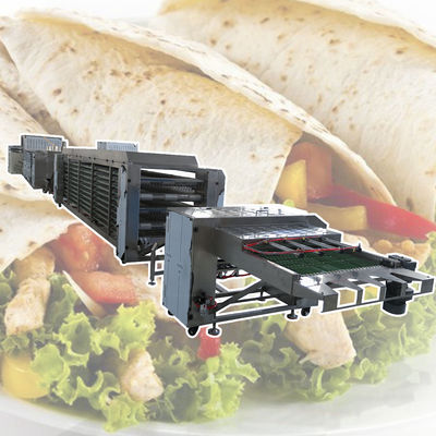 Round Shape Food Indusry Lavash Production Line 8000pcs/H