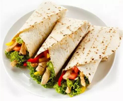 خط إنتاج خبز التورتيلا بالتدفئة الكهربائية مع كابل رنمين لمعدات صنع التورتيلا بقطر 10-12 بوصة