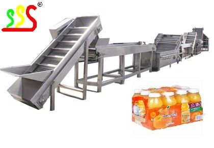 2t / H آلة تصنيع عصير المانجو 300-500 مل زجاجة التعبئة